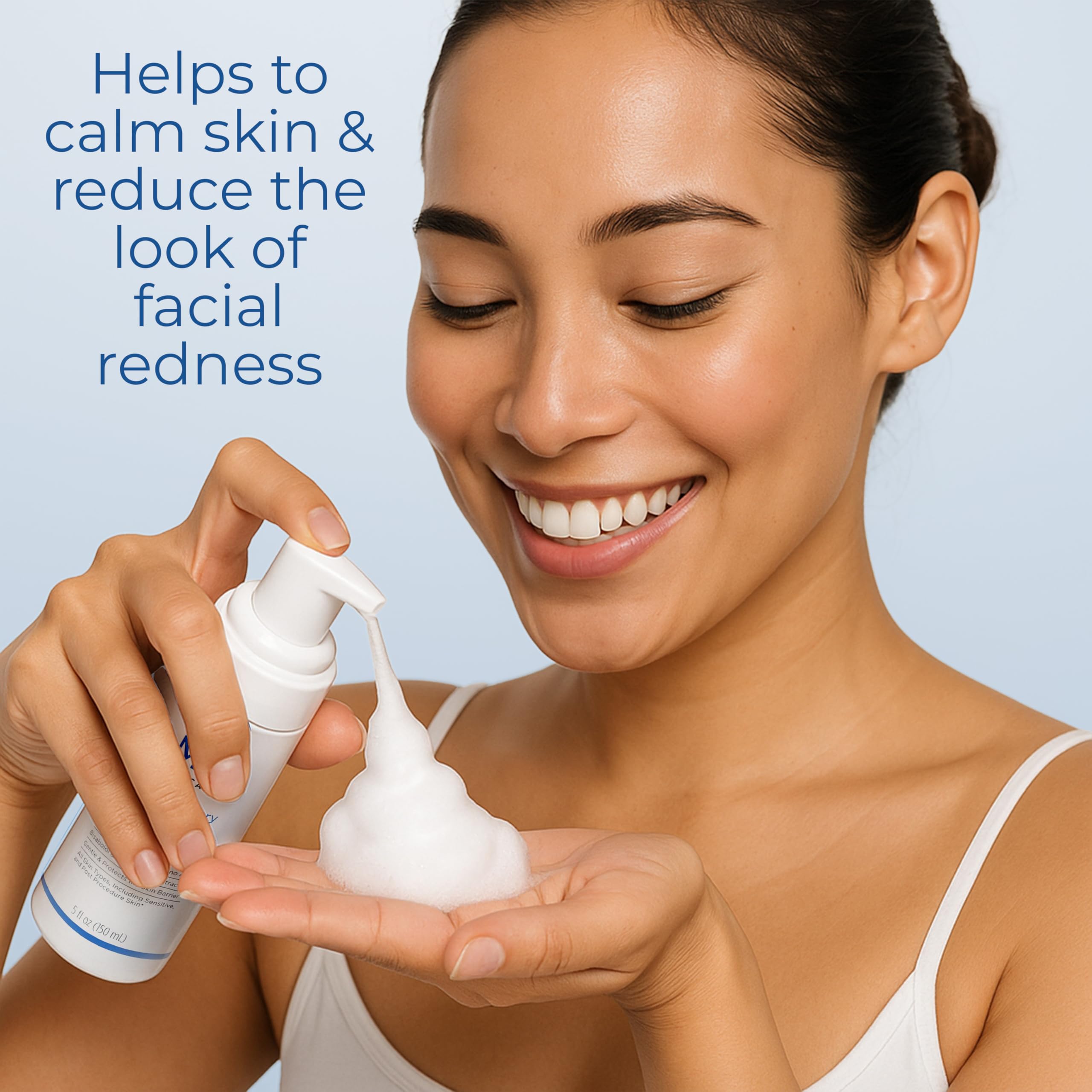 EltaMD cleanser packaging highlighting oil-free, noncomedogenic formula for clear pores.