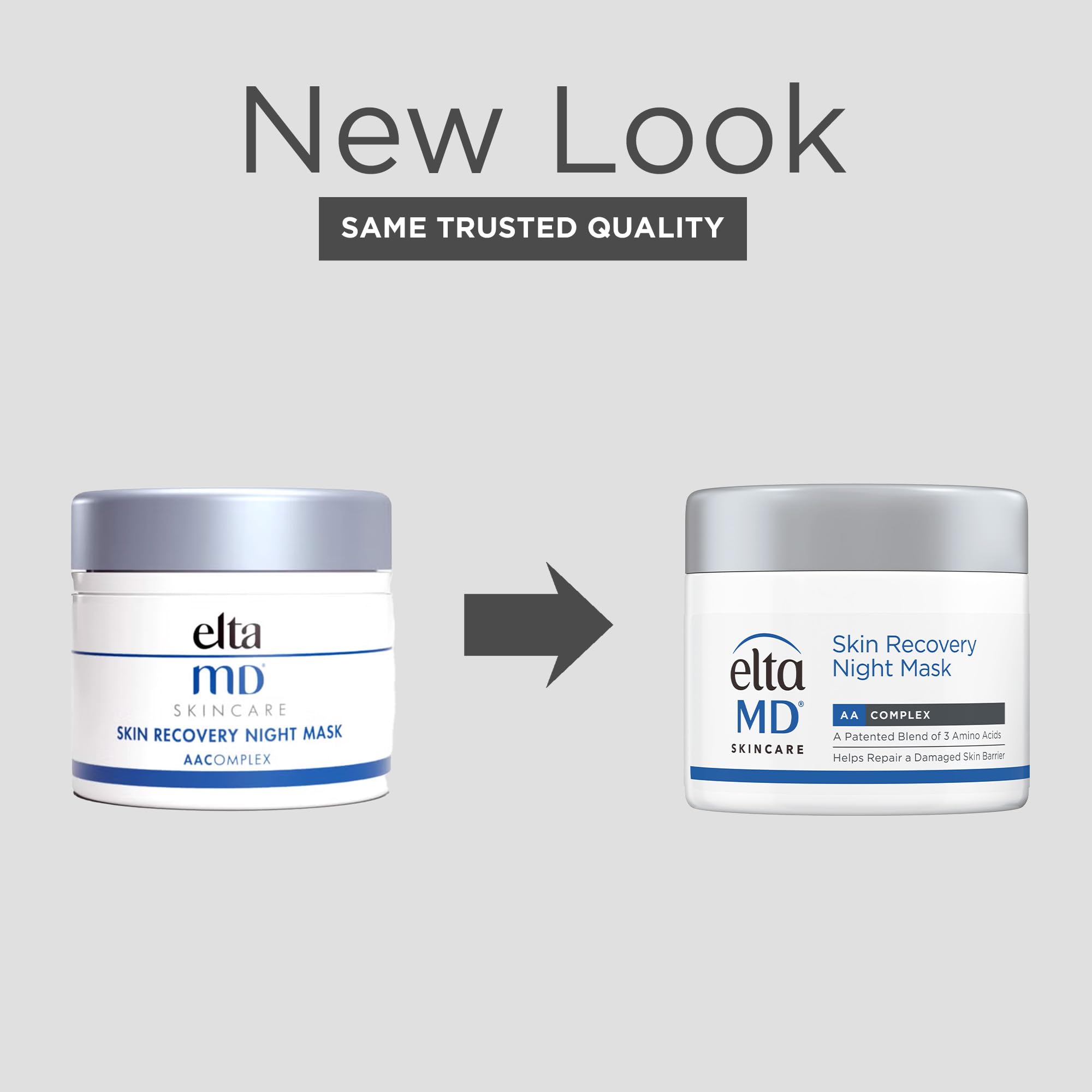 EltaMD Face-Neck Night Cream application demonstrates soothing, hydrating overnight care.