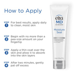 Moisture Seal on very dry skin demonstrating enhanced hydration.