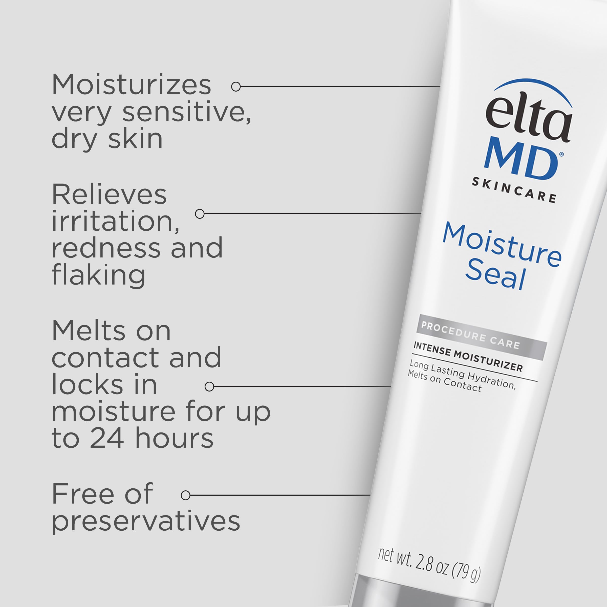 Close-up of Moisture Seal texture showing creamy, protective formula.