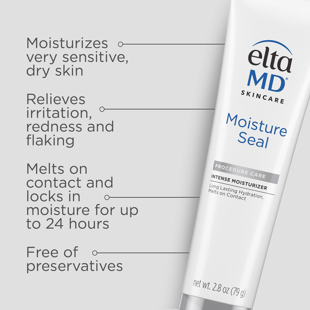 Close-up of Moisture Seal texture showing creamy, protective formula.