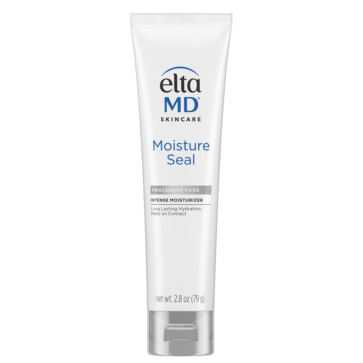 EltaMD Moisture Seal tube front view for compact skin hydration on sensitive skin.