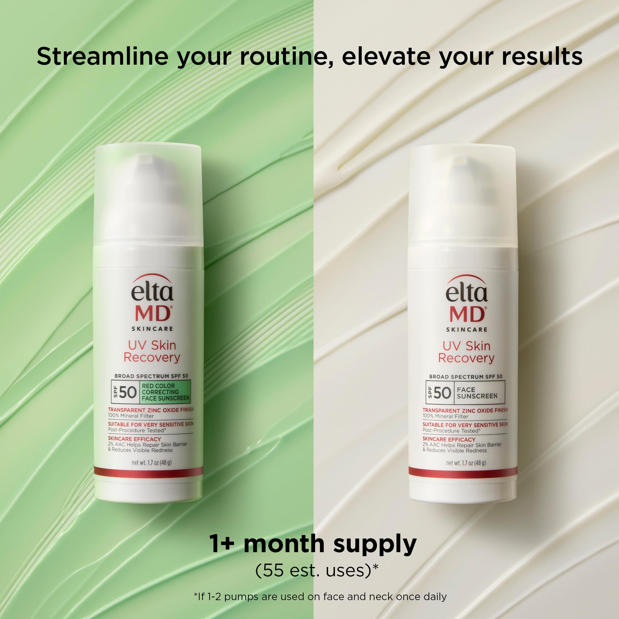EltaMD oil-free lightweight sunscreen spreads easily without greasiness.