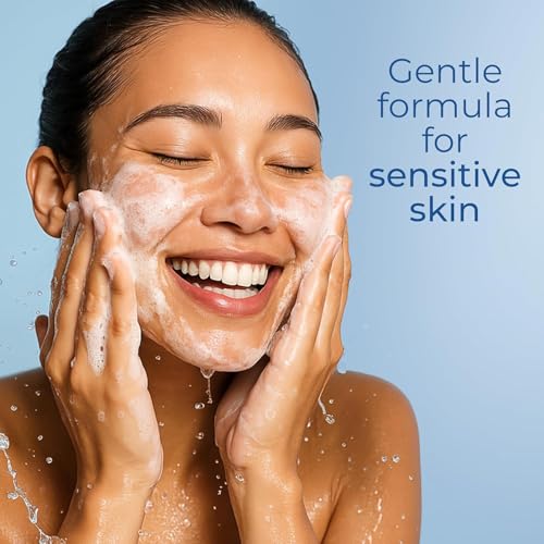 EltaMD amino acid foam close-up showing creamy texture ideal for daily cleansing