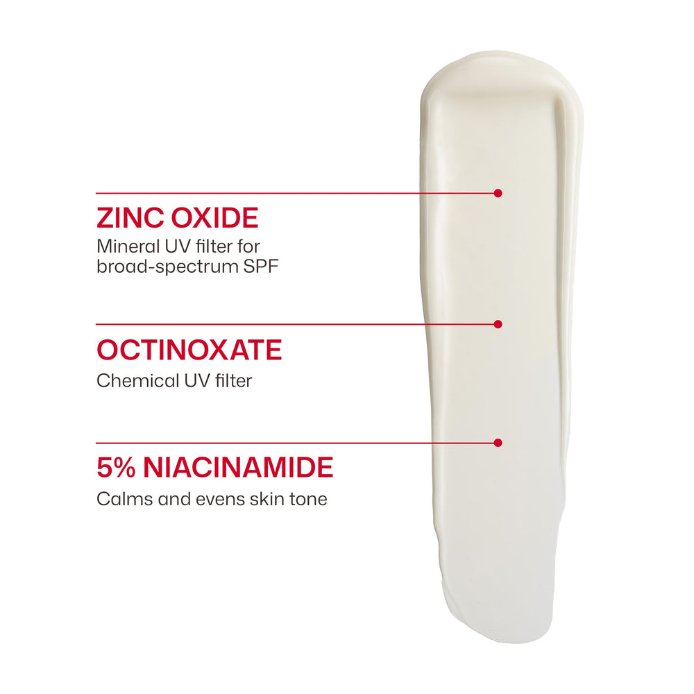 EltaMD UV Clear applied under makeup for seamless protection.