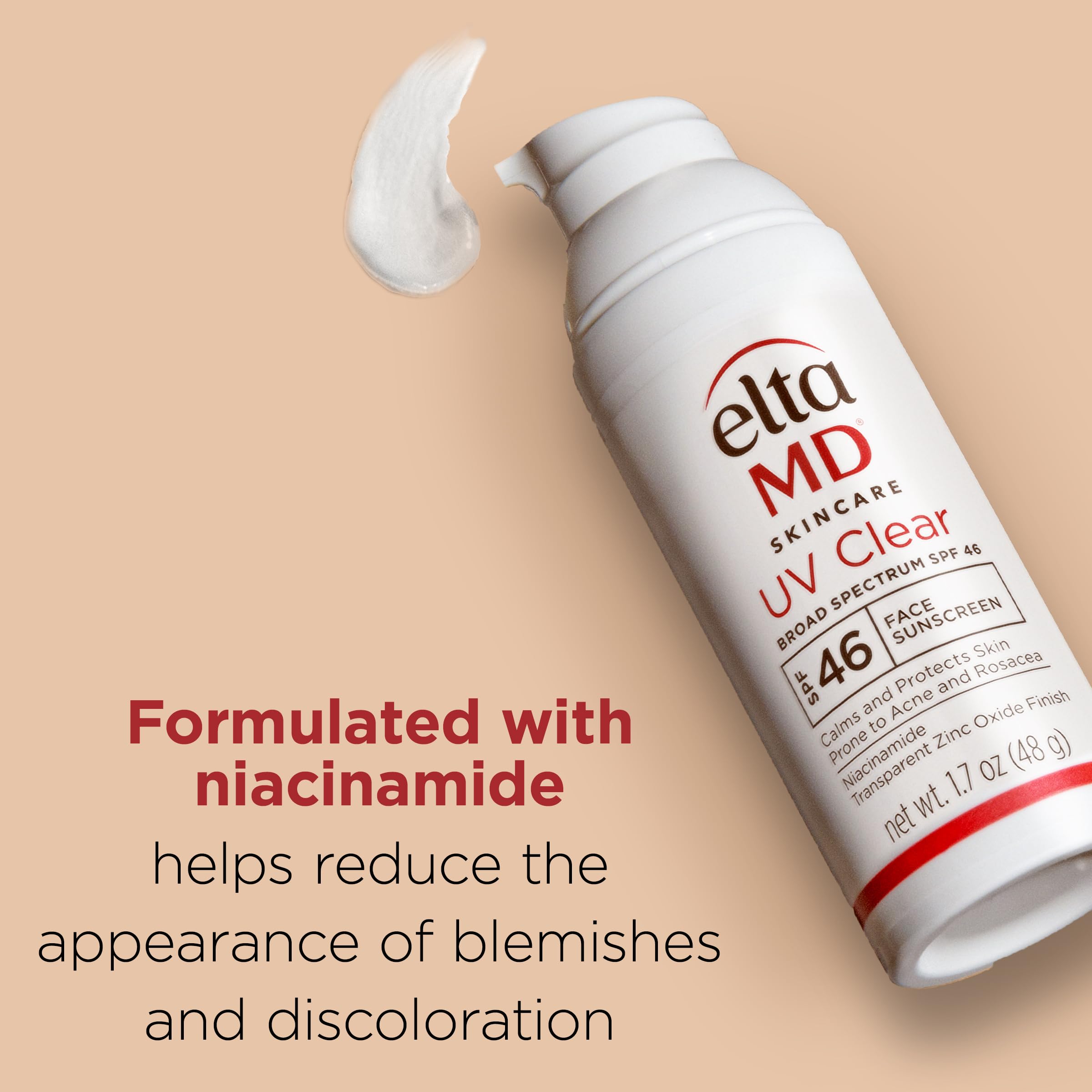 EltaMD UV Clear travel-size bottle ready for on-the-go use
