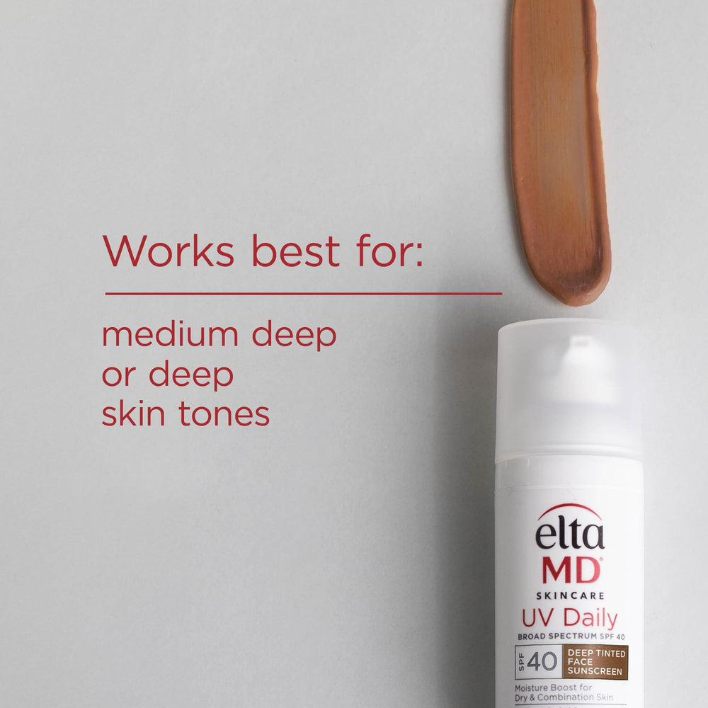 On-the-go commute scene featuring EltaMD UV Daily Deep Tint SPF 40