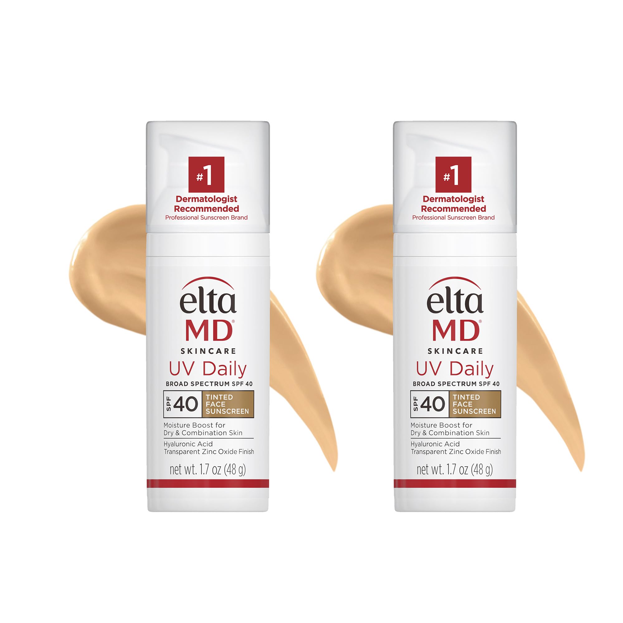 EltaMD UV Daily tinted sunscreen bottle showing portable daily protection.