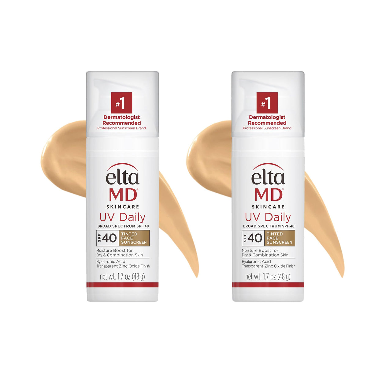 EltaMD UV Daily tinted sunscreen bottle showing portable daily protection.