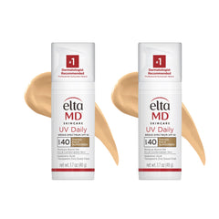 EltaMD UV Daily tinted sunscreen bottle showing portable daily protection.