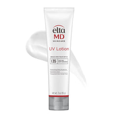 EltaMD UV Lotion bottle front, mineral-based protection with a lightweight, non-white-cast finish.