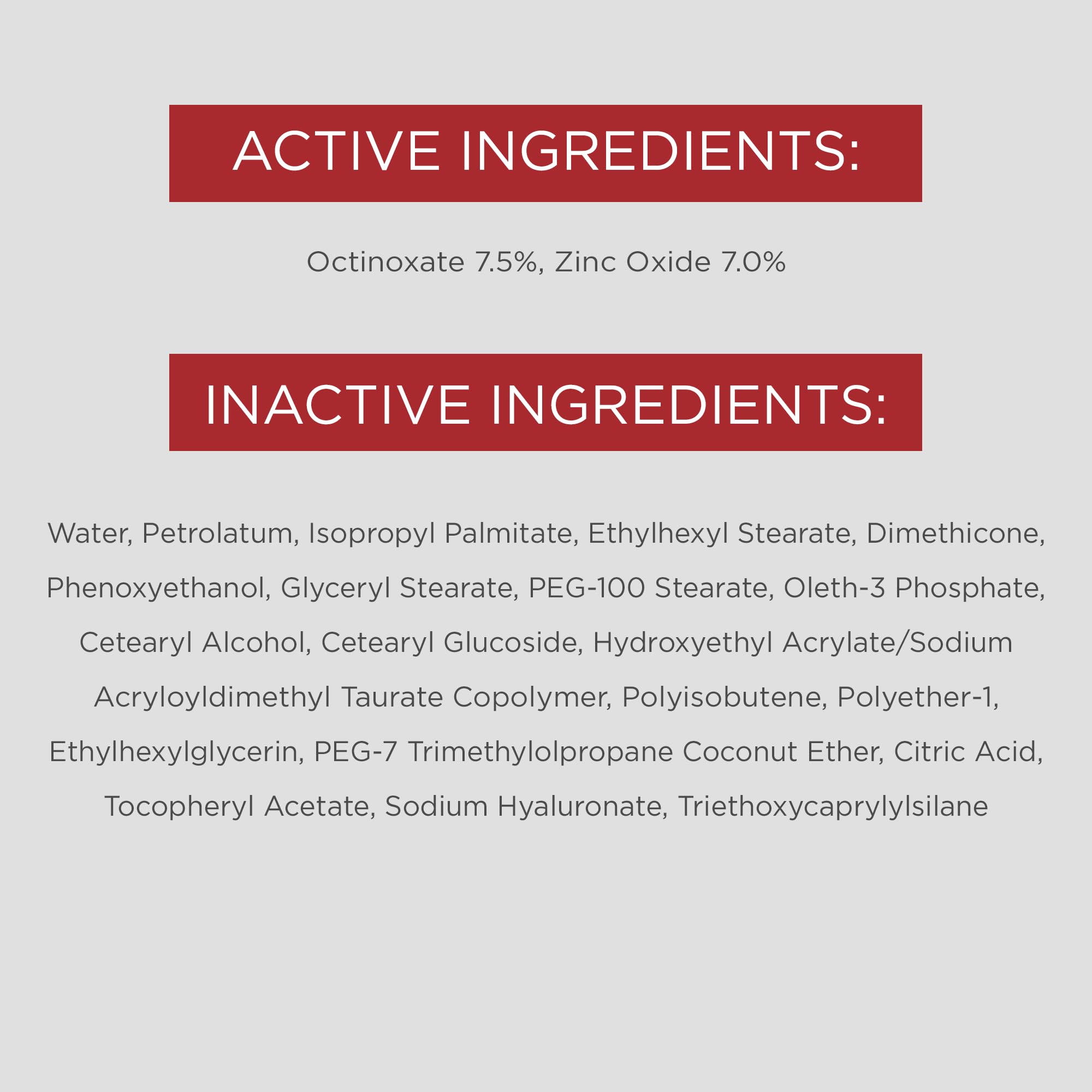 Transparent zinc oxide formula blends in evenly with no visible residue.