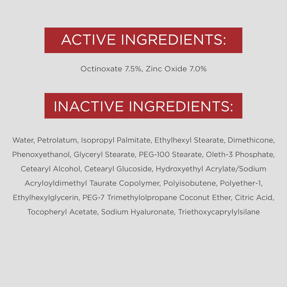 Transparent zinc oxide formula blends in evenly with no visible residue.