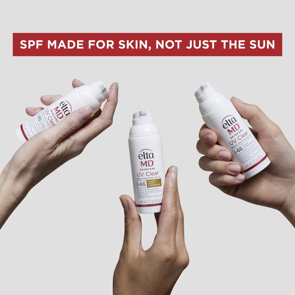 Fragrance-free EltaMD Rosy Tint crafted for sensitive skin.