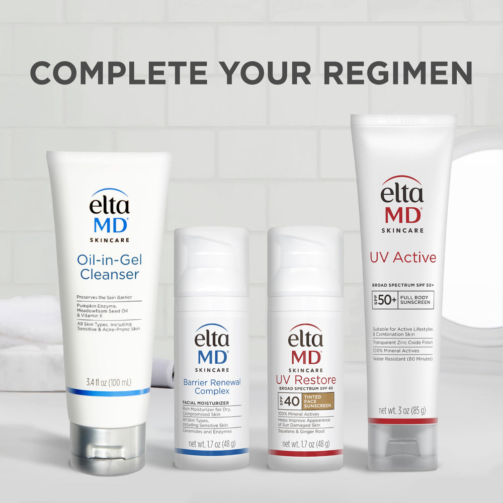 Dermatologist-recommended EltaMD UV Restore bottle