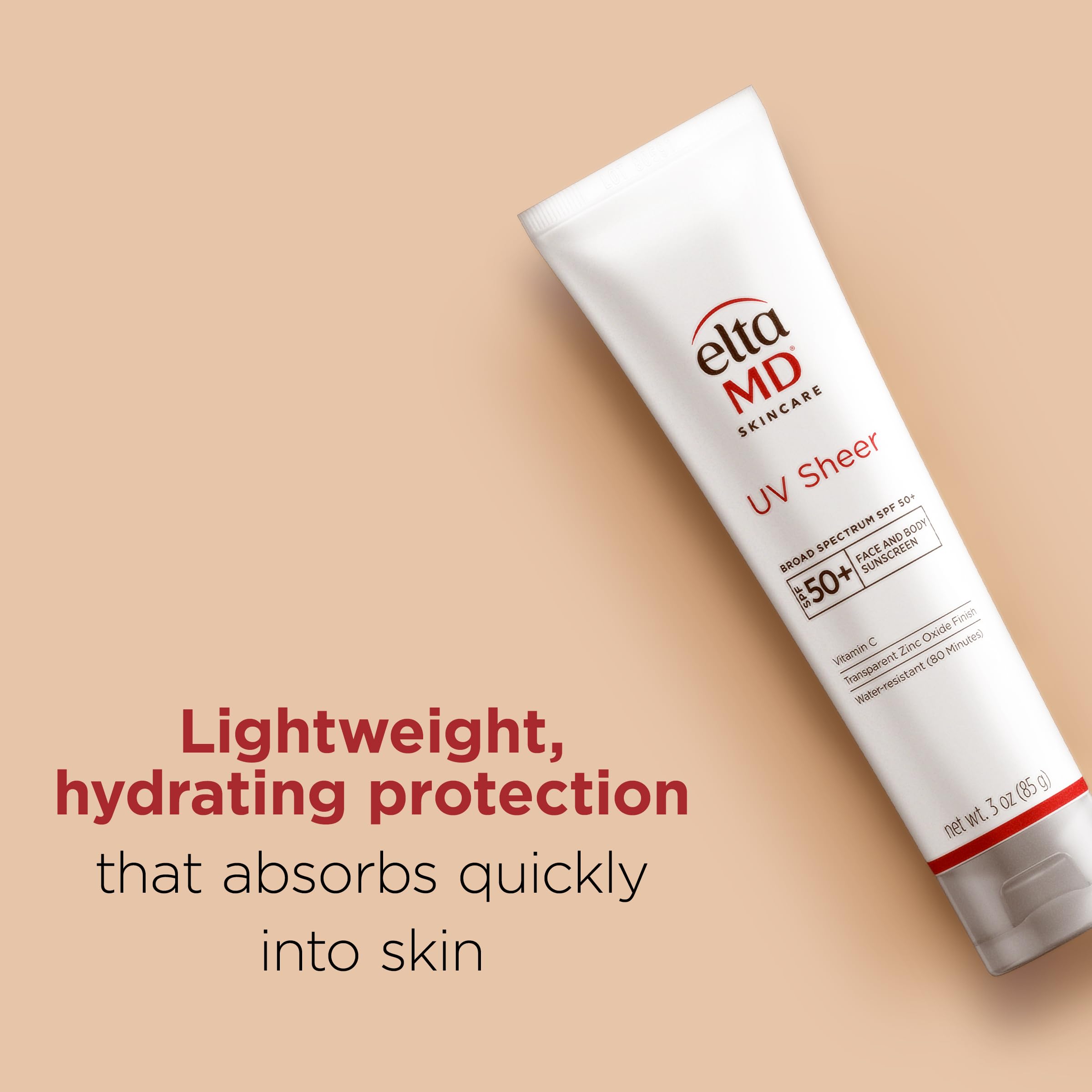 EltaMD UV Sheer moisture illustration emphasizing squalane benefits for softness.