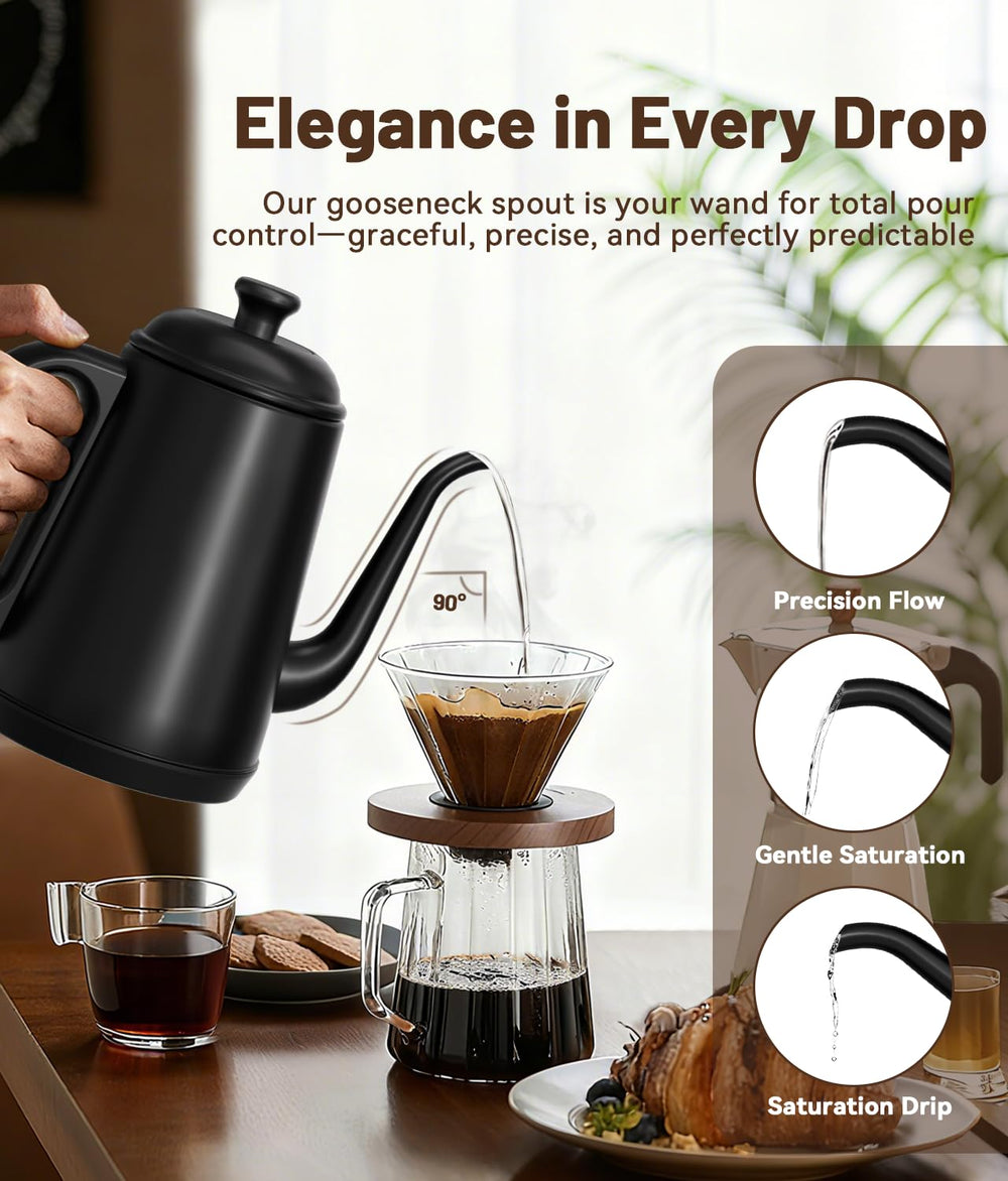 ELTRIKO kettle precision pour for consistent extraction
