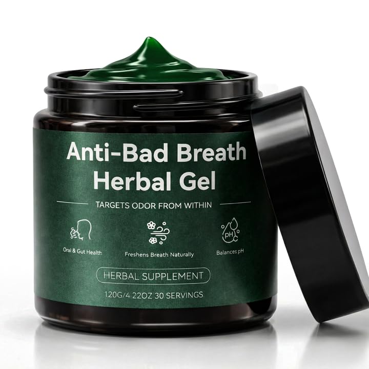 ELVERA Anti-Bad Breath Gel packaging promoting daily internal deodorant freshness.