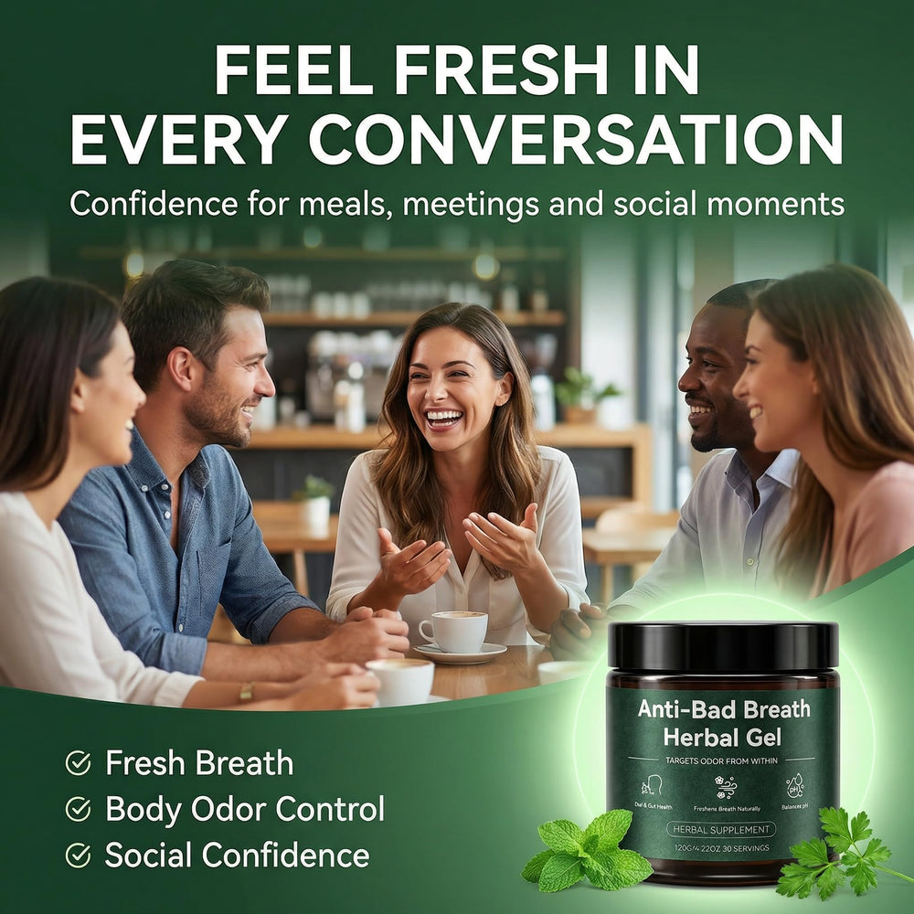 ELVERA green tea and lemon balm blend shown for gentle freshness.