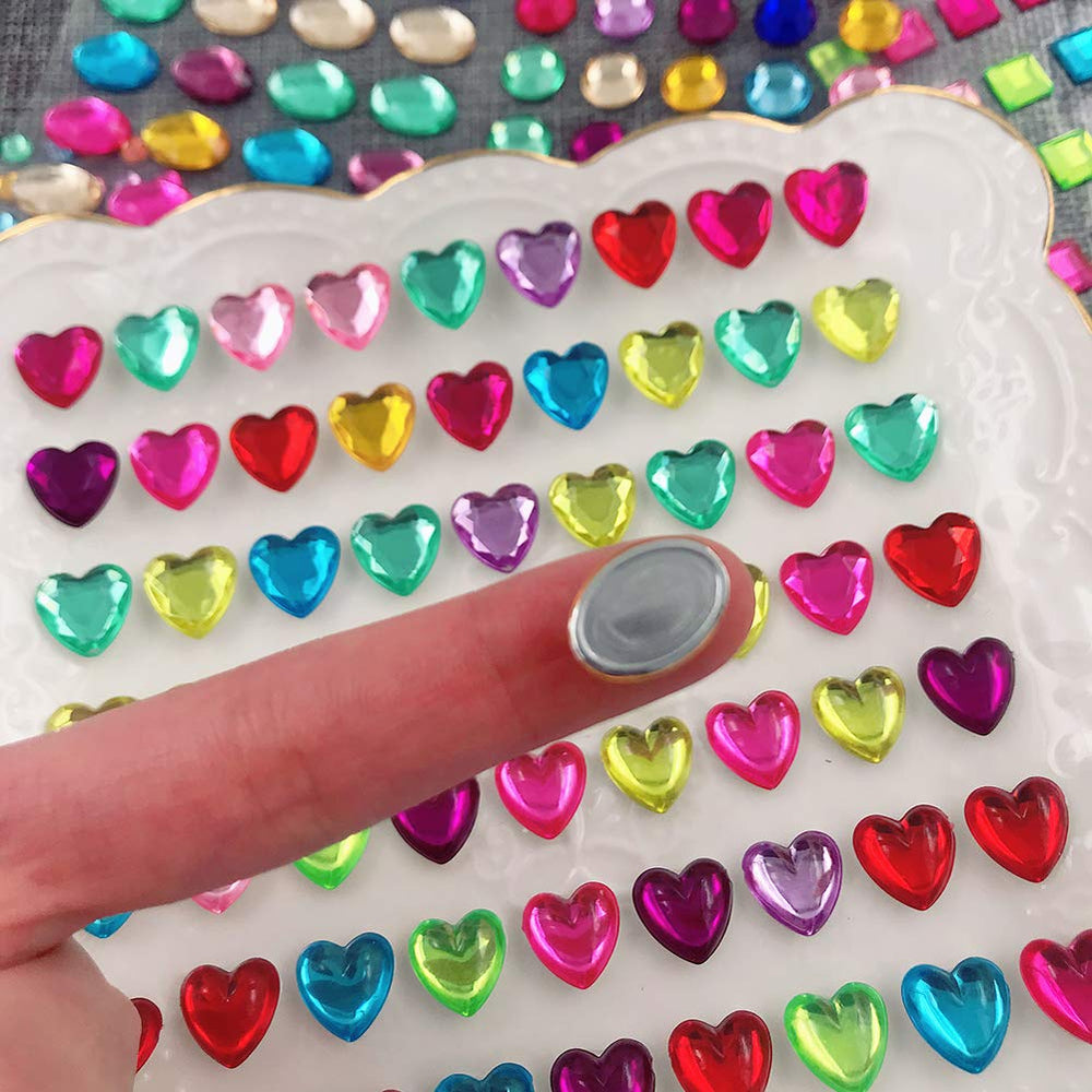 Elwish rectangle rhinestones add geometric sparkle to cards and crafts