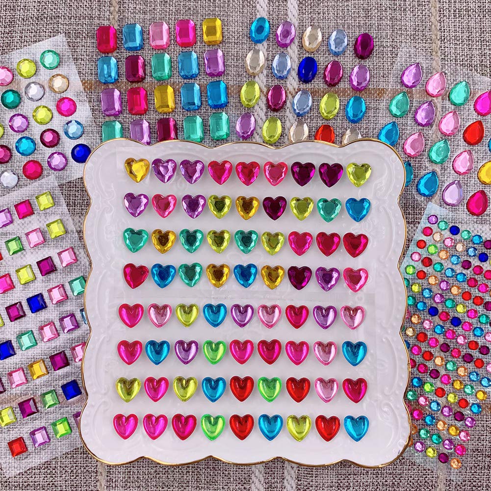 Elwish water drop rhinestones provide raindrop-like shine on crafts