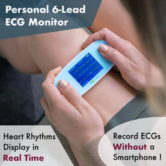 EMAY 6L ECG monitor displays real-time heart rate
