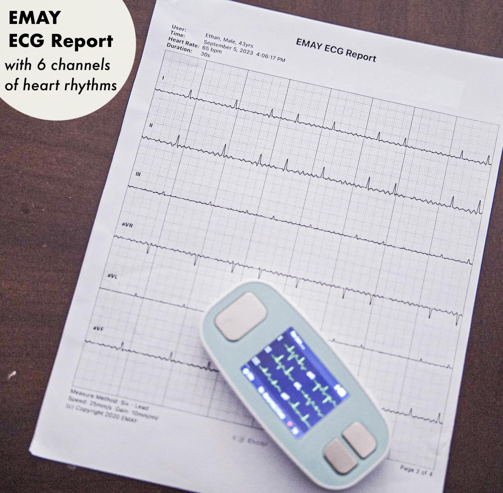 EMAY 6L OTC-use device for home health tracking