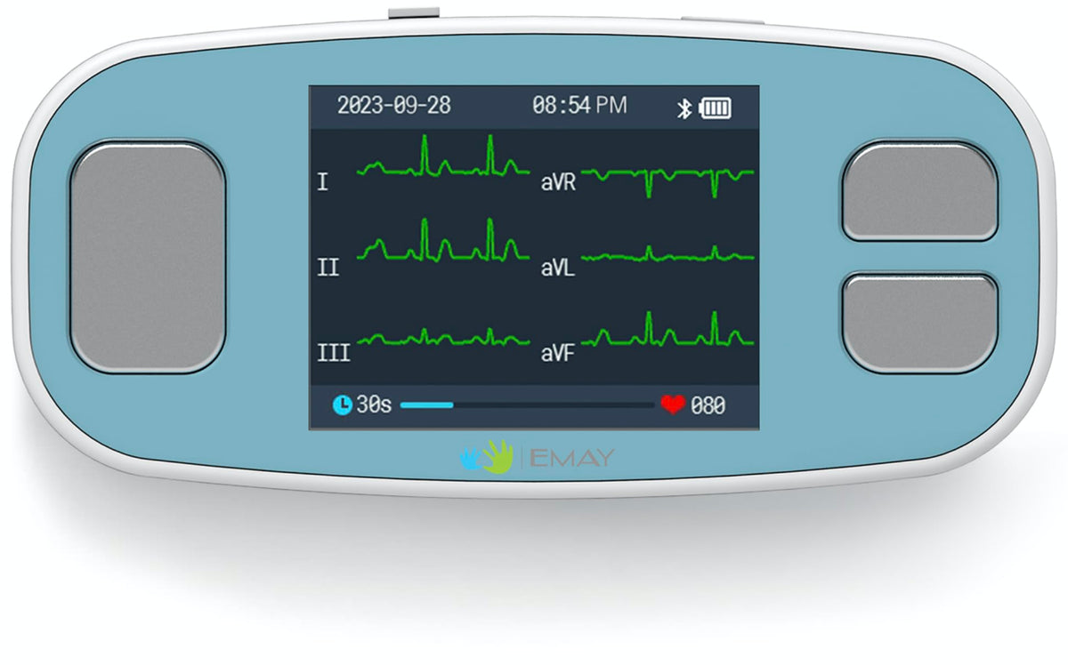 EMAY 6L portable ECG monitor — compact home-use device