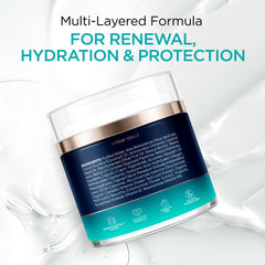 Texture-swirl of Ember Cloud Collagen NAD+ Cream revealing silky finish for smooth skin