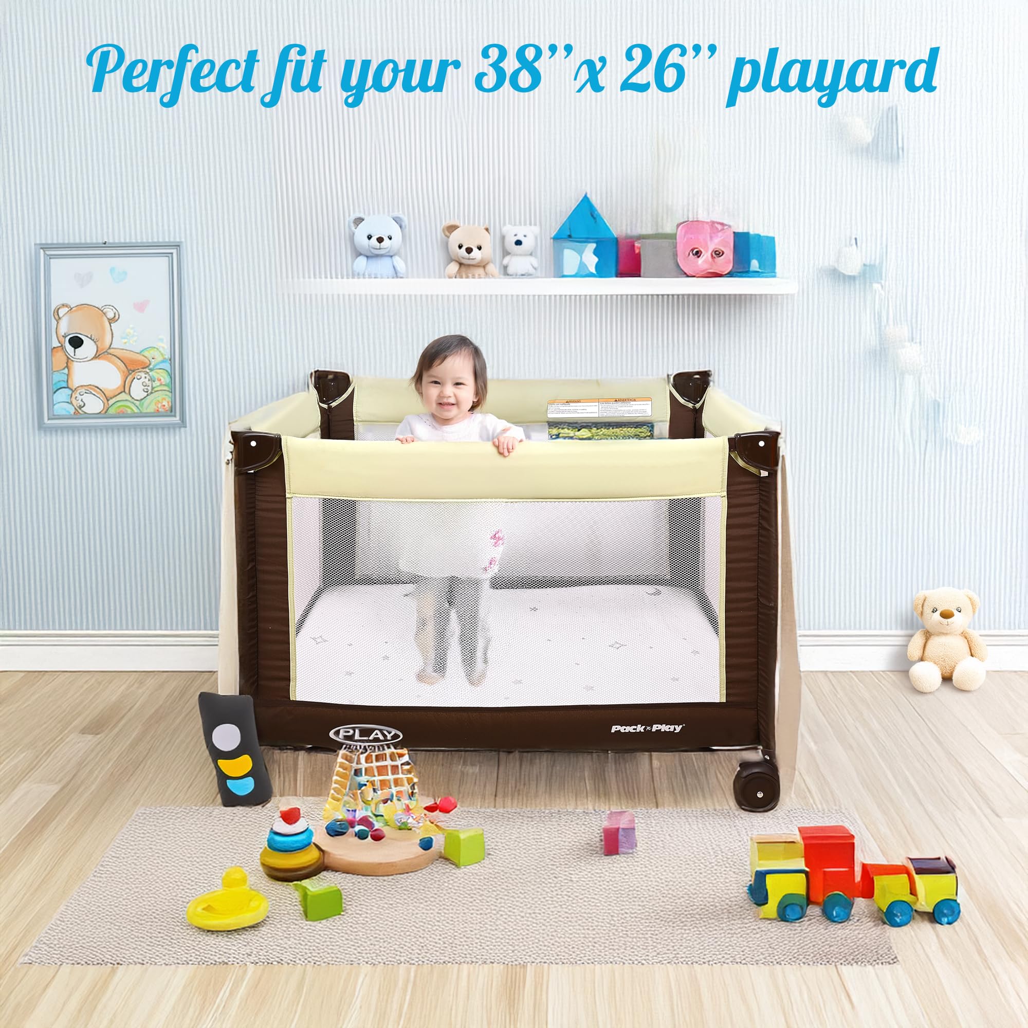 Machine-washable fabric on EMBRA LOVE mattress for fast care and reuse.