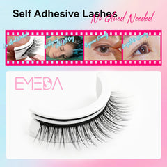 Applicator included with EMEDA lashes for precise press-on placement