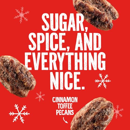 Emerald Cinnamon Toffee Pecans close-up of glossy cinnamon toffee coating