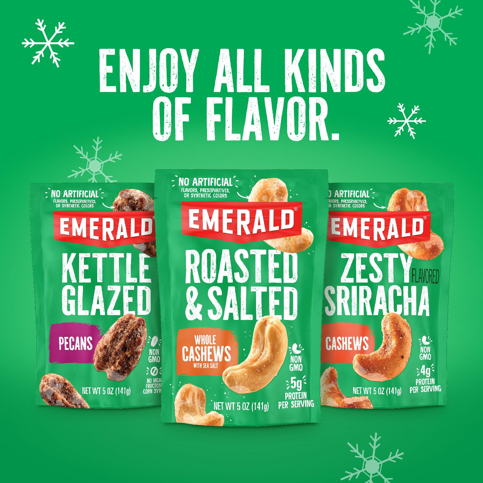 Emerald Cinnamon Toffee Pecans Kosher Dairy Certified seal visible on bag