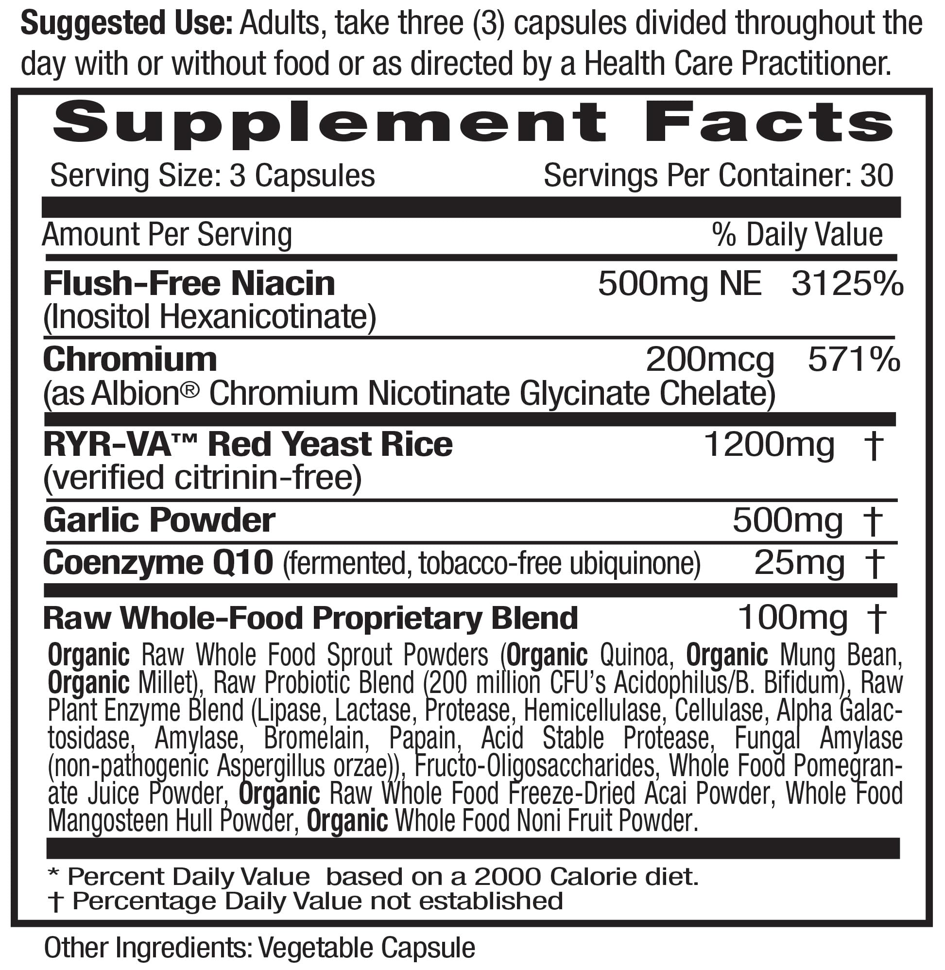 Emerald Labs Flush-Free Niacin capsules for comfortable daily use
