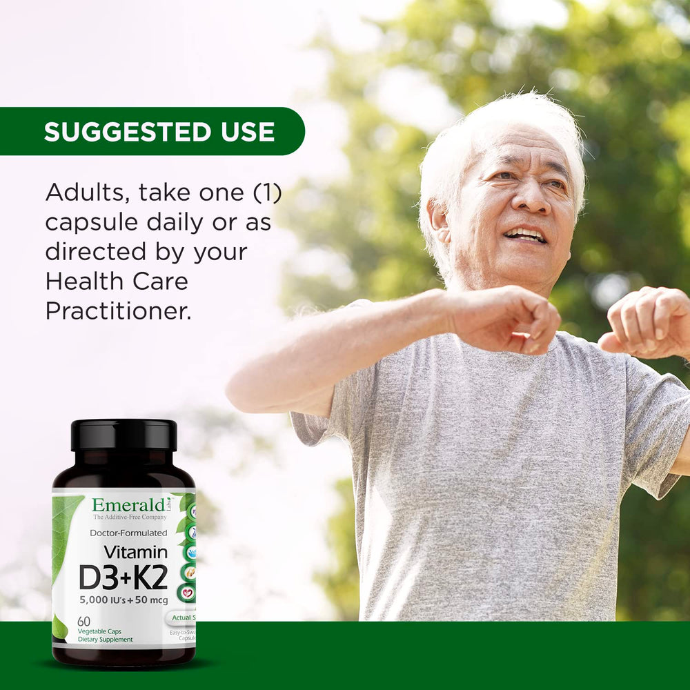 Emerald Labs vegetarian capsules, gluten-free and additive-free