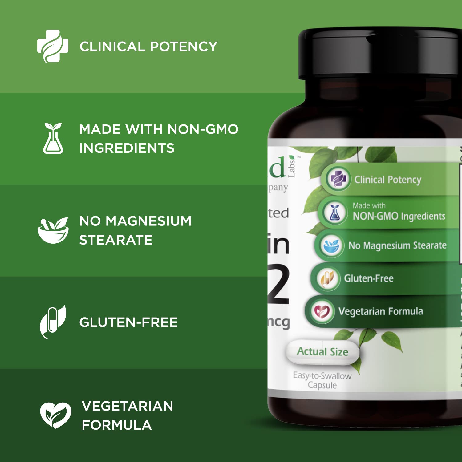 Emerald Labs D3+K2 formula undergoing lab verification for potency