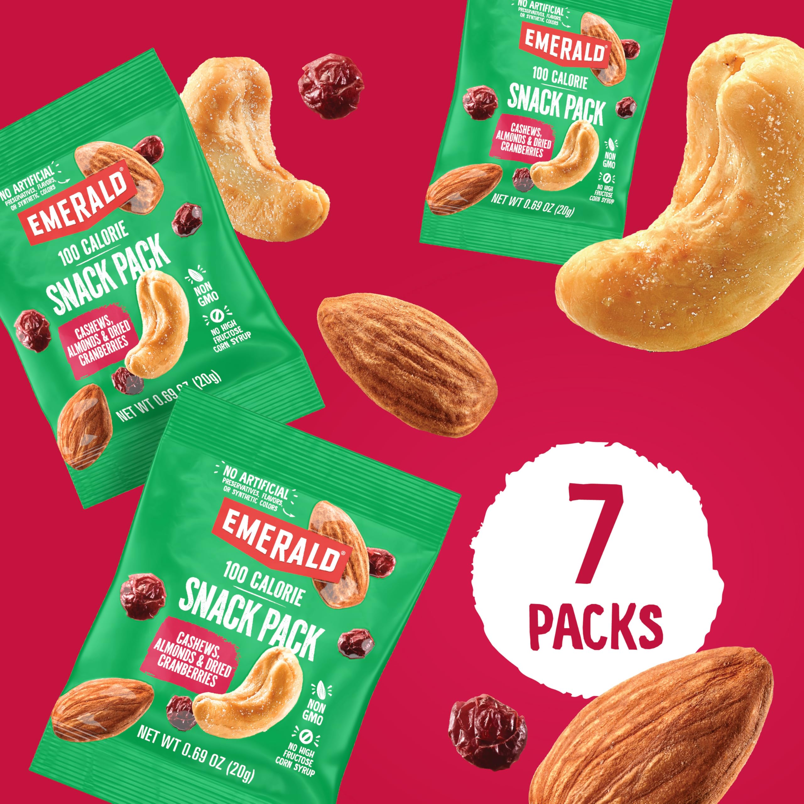 Emerald Nuts non-GMO snack option for mindful choices.
