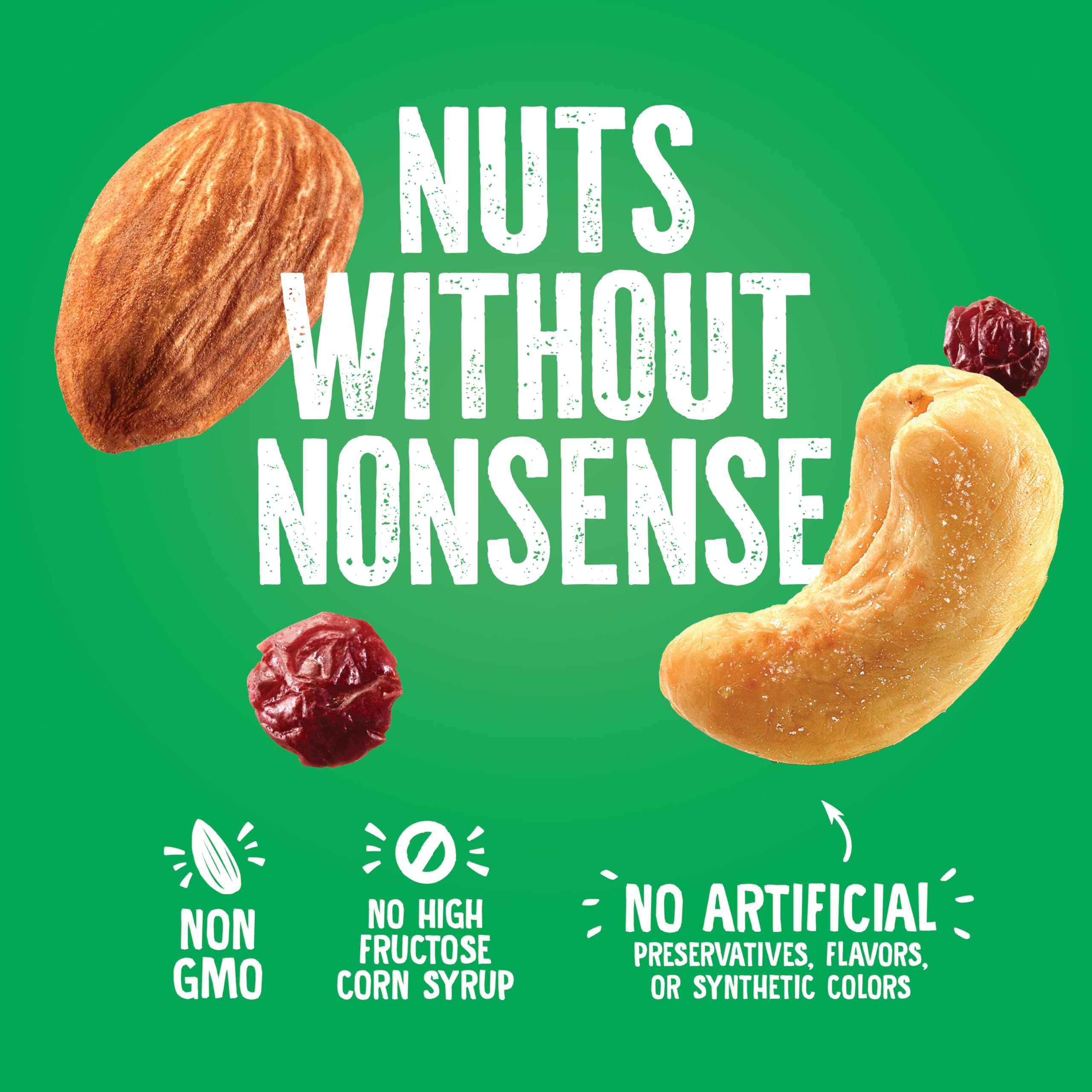 Emerald Nuts travel-friendly packaging fits bags and desks.