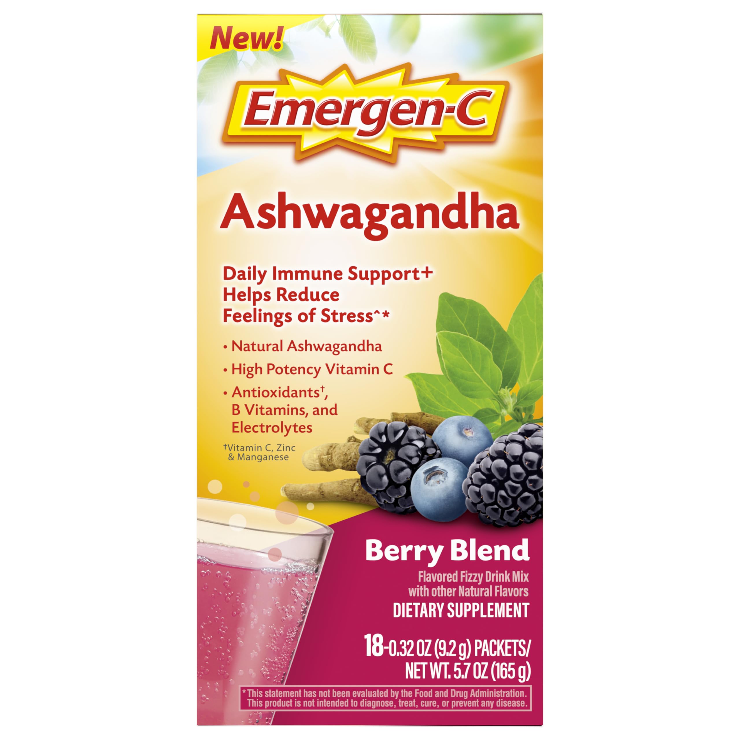 Close-up of berry-flavored powder dissolving with a lively fizz.