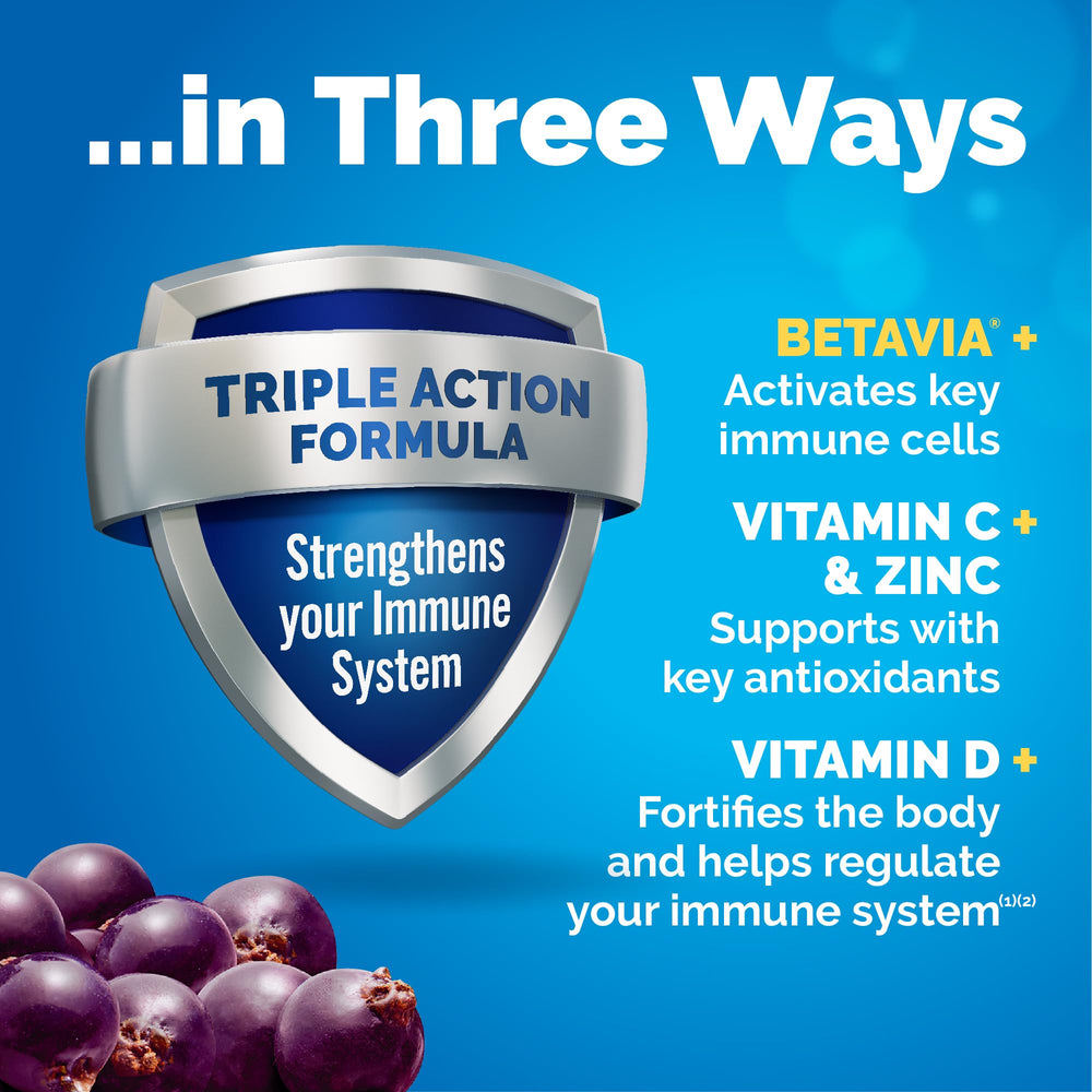 Emergen-C BetaVia Vitamin B complex powder supports energy and metabolism.