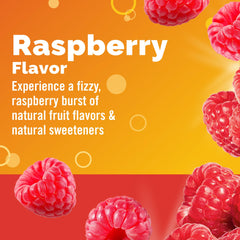 Emergen-C raspberry drink mix offers a refreshing, fruity boost