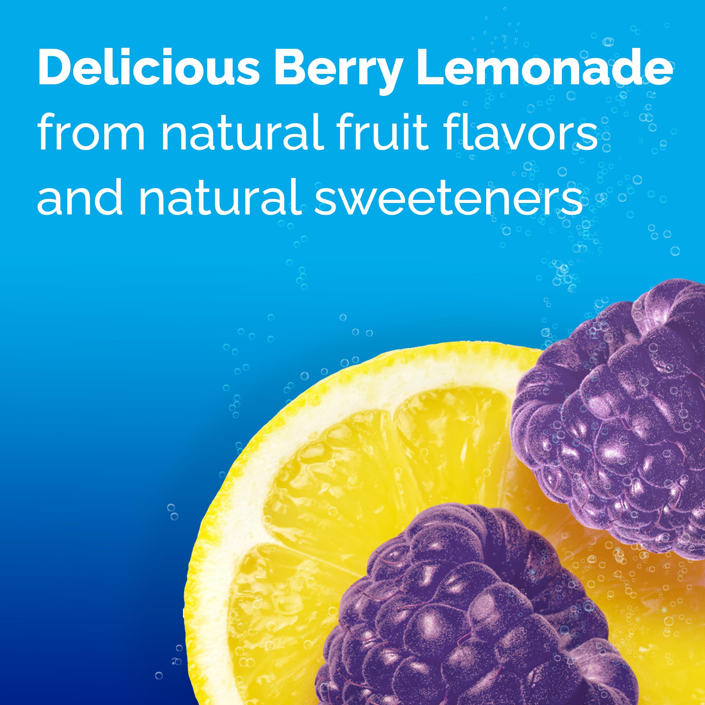 Emergen-C Immune Plus Crystals crystal dissolving on the tongue for quick flavor.