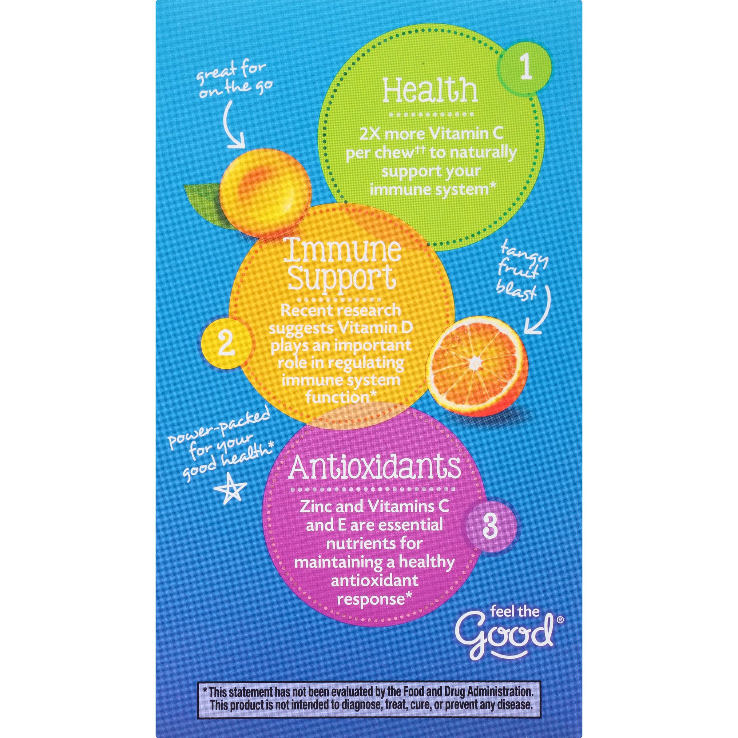 Emergen-C Immune+ orange blast flavor close-up for tasty daily use
