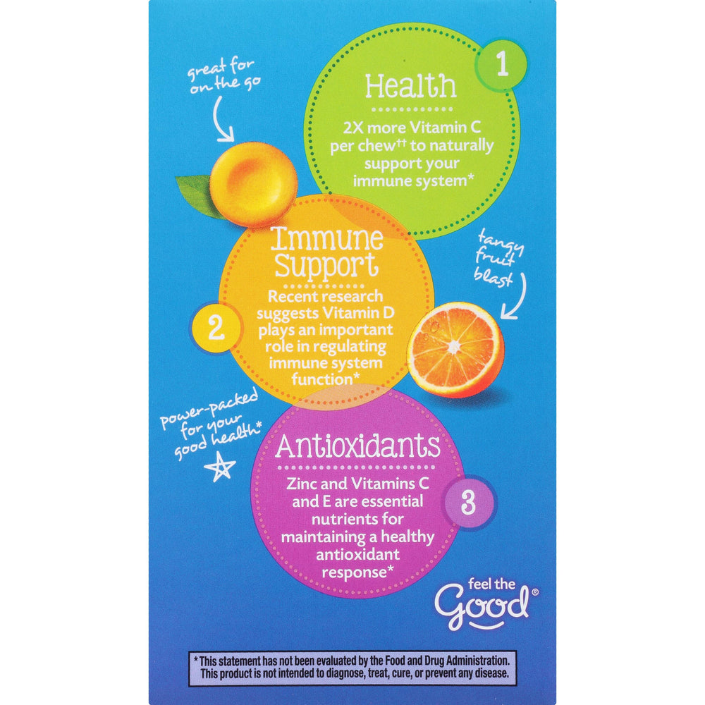 Emergen-C Immune+ orange blast flavor close-up for tasty daily use