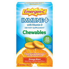 Emergen-C Immune+ orange bottle for on-the-go immune support