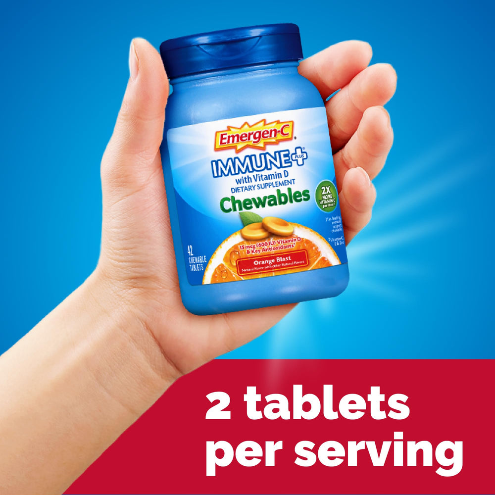 Emergen-C Immune+ vitamin C 1000 mg detail on the label
