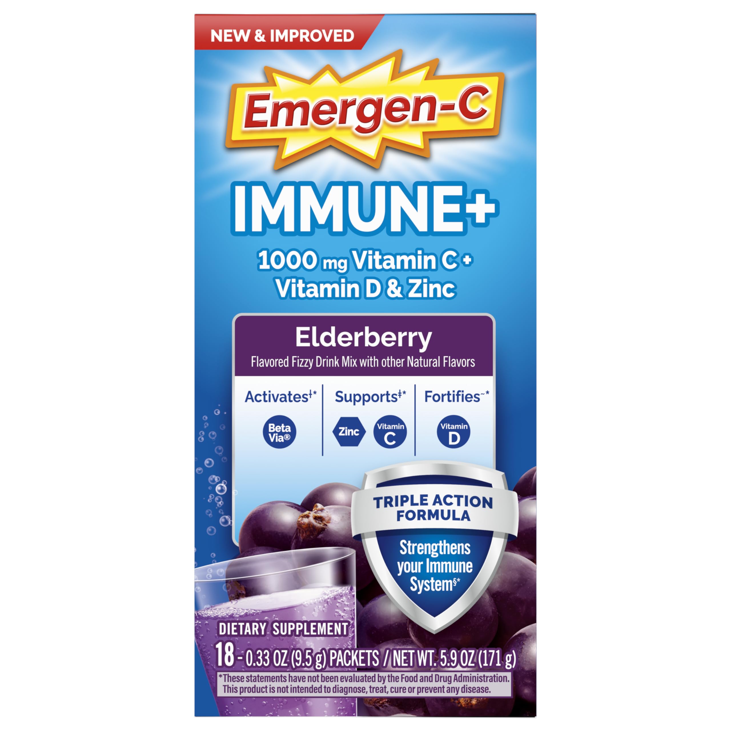 Emergen-C On-the-go sachet is easy to take anywhere.