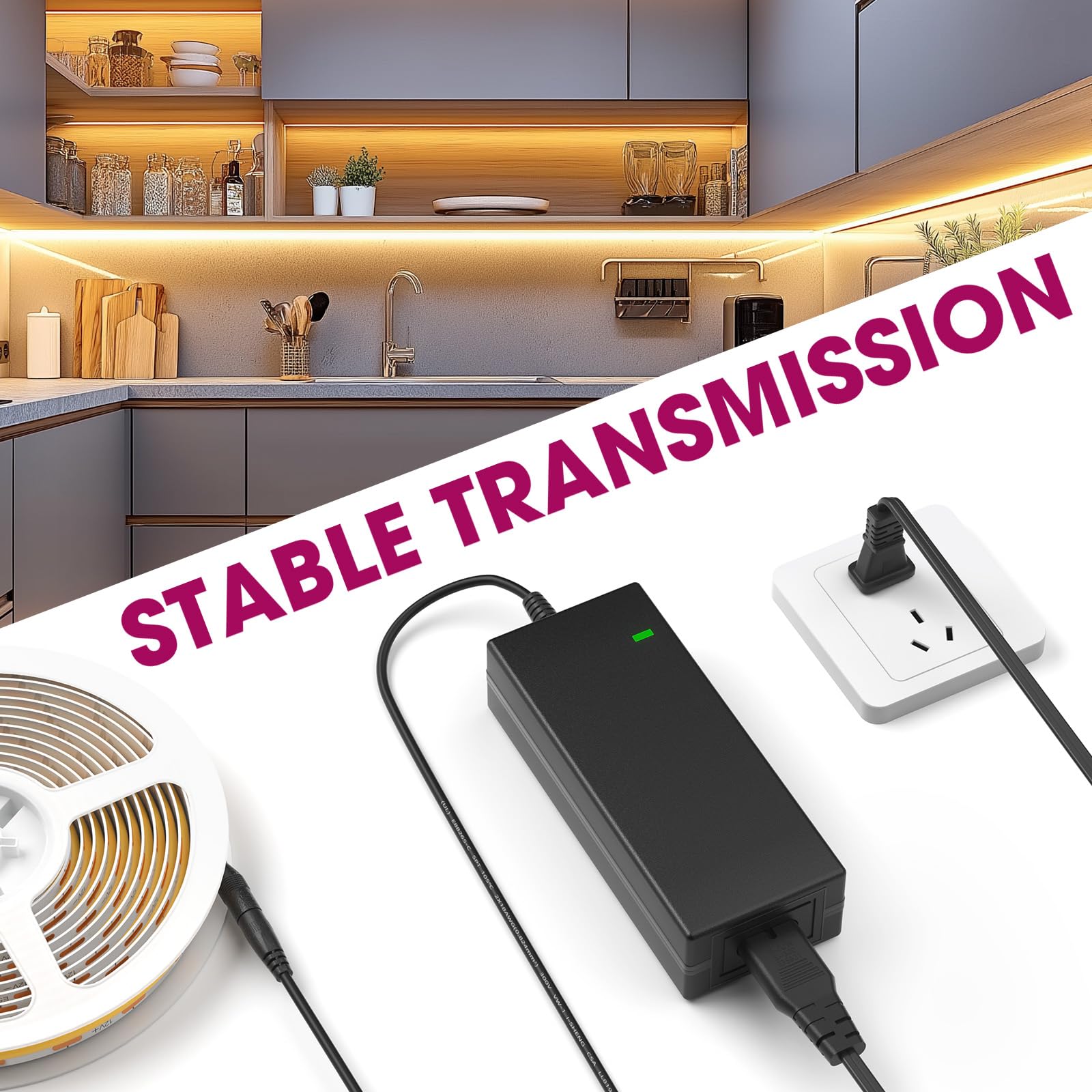 EMITEVER compact power supply size fits tight spaces