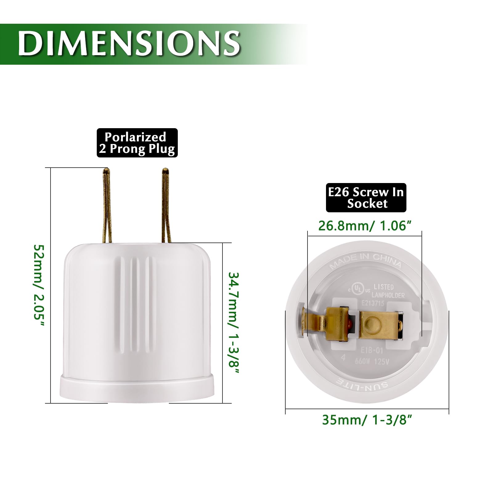 EMNOOTI adapter in basement facilitates quick testing and illumination.