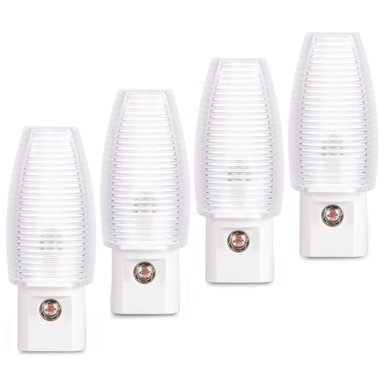 Emotionlite plug-in night light with warm white glow for safe nighttime visibility